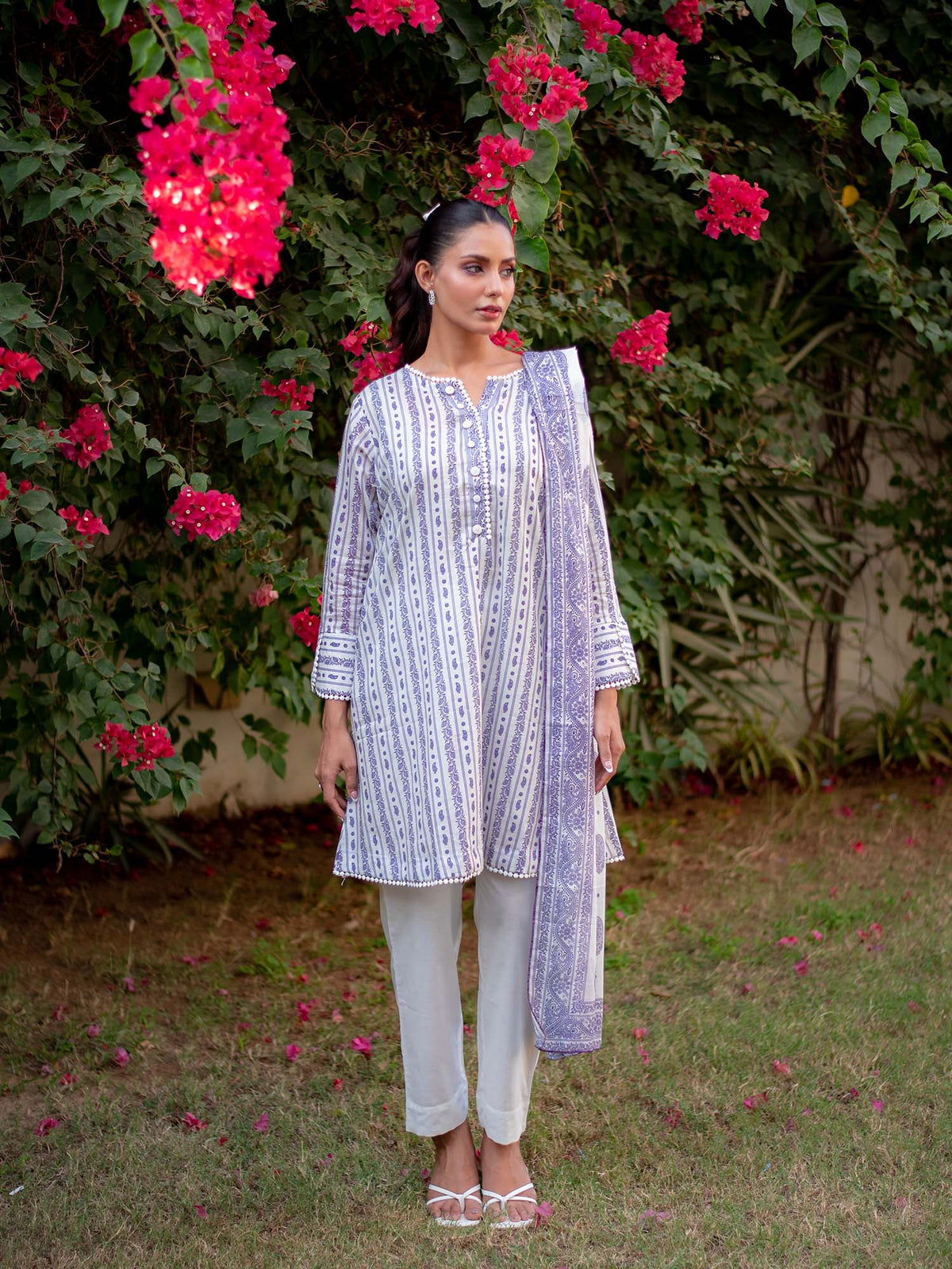 Purple Printed Lawn Pret 3 Piece Collection