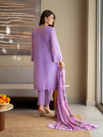 Lavender Chikankari Lawn Pret Eid Suit 01