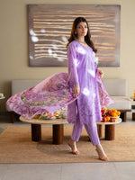 Lavender Chikankari Lawn Pret Eid Suit 01
