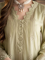 Green Chikankari Lawn Pret Eid Suit 02