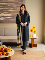 Black Chikankari Lawn Pret Eid Suit 04