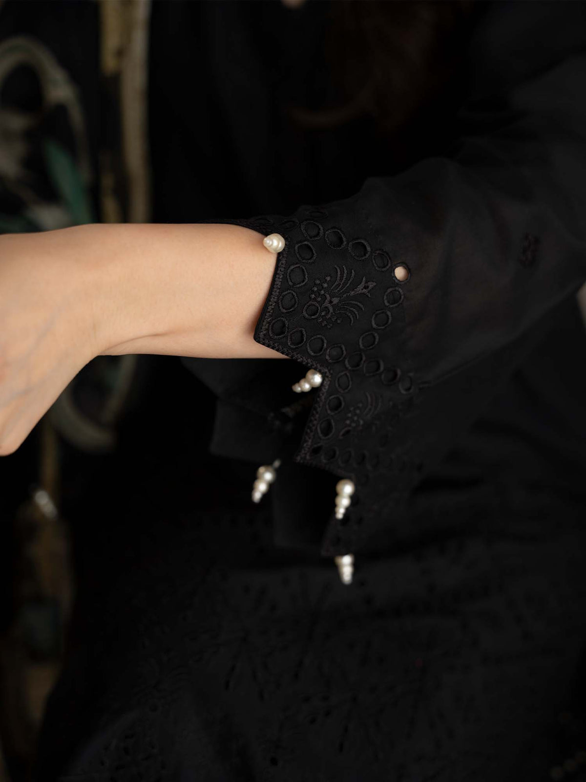 Black Chikankari Lawn Pret Eid Suit 04