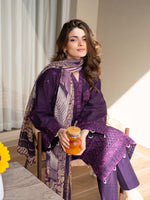 Purple Chikankari Lawn Pret Eid Suit 09