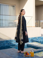 Black Chikankari Lawn Pret Eid Suit 10