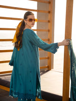 Blue Chikankari Lawn Pret Eid Suit 05