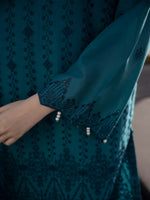 Blue Chikankari Lawn Pret Eid Suit 05