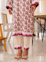 Multicolored Premium Embroidered Lawn 3 Piece Suit Set 09