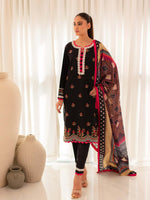 Multicolored Premium Embroidered Lawn 3 Piece Suit Set 13