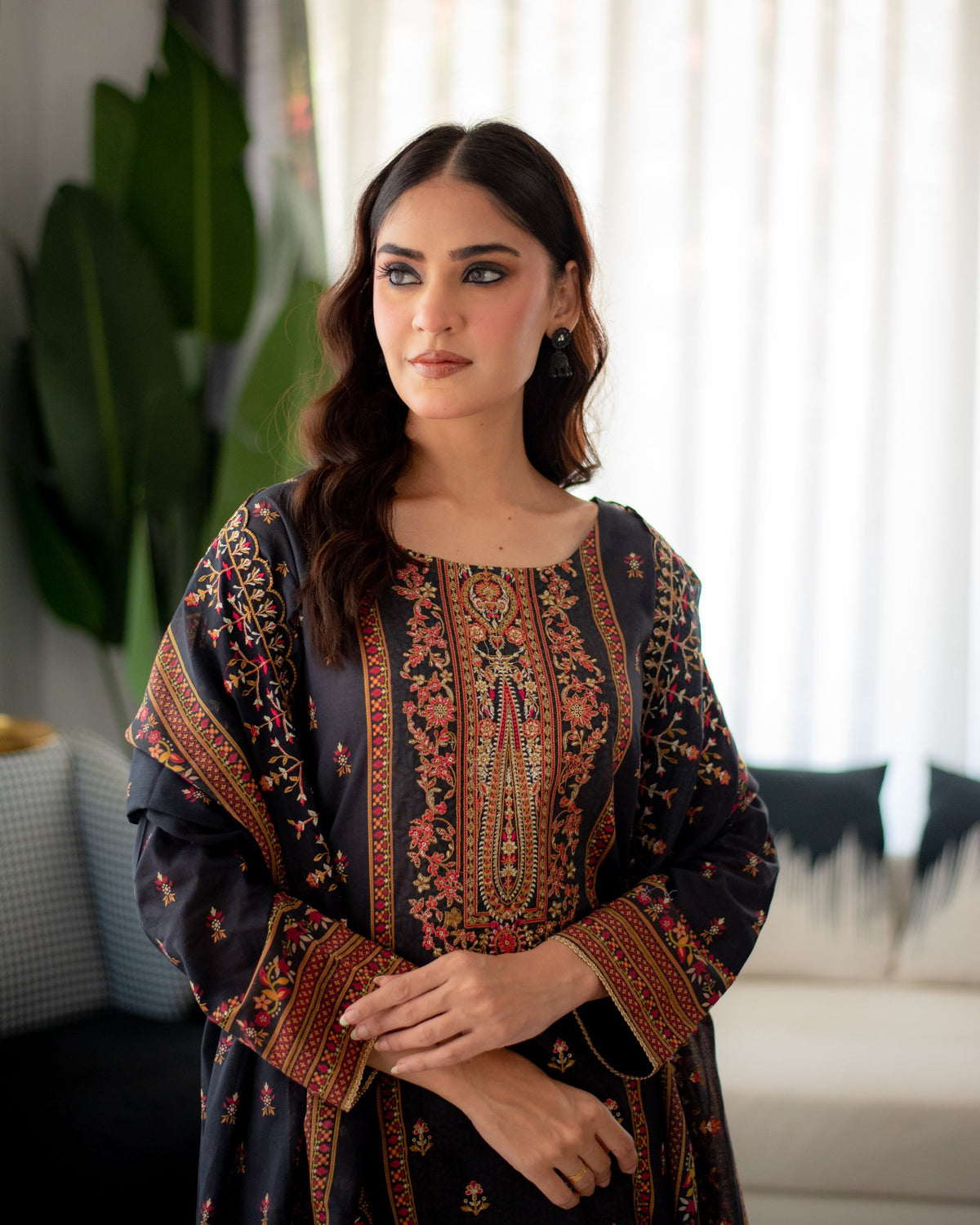 Multicolored Embroidered Cutwork Pret Lawn 3 piece Collection