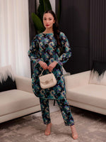 Multicolored Printed Doria Lawn Co ord Set 03