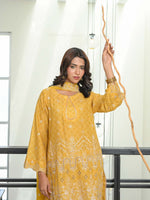 Yellow Chikankari Pret Eid Suit D-03
