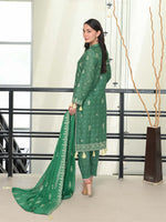 Green Chikankari Pret Eid Suit D-04