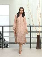 Fawn Chikankari Pret Eid Suit D-05