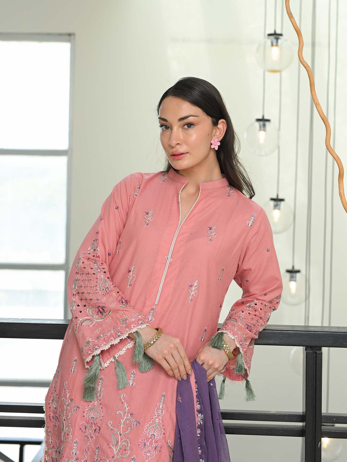 Light Pink Embroidered Masuri Pret Eid Suit D-02