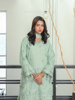 Mint Green Embroidered Masuri Pret Eid Suit D-03