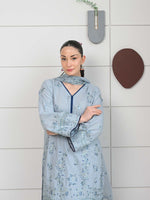 Light Blue Embroidered Masuri Pret Eid Suit D-07