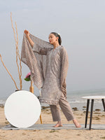 Grey Embroidered Schiffli Pret Eid Suit D-03