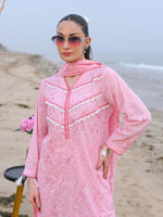Blush Embroidered Lawn Pret Eid Suit D-04