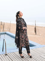 Black Embroidered Lawn Pret Eid Suit D-10