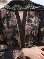 Black Embroidered Lawn Pret Eid Suit D-10