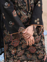 Black Embroidered Lawn Pret Eid Suit D-10
