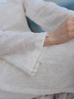 White Embroidered Schiffli Pret Eid Suit D-10