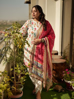 White Printed Lawn Pret 3 Piece