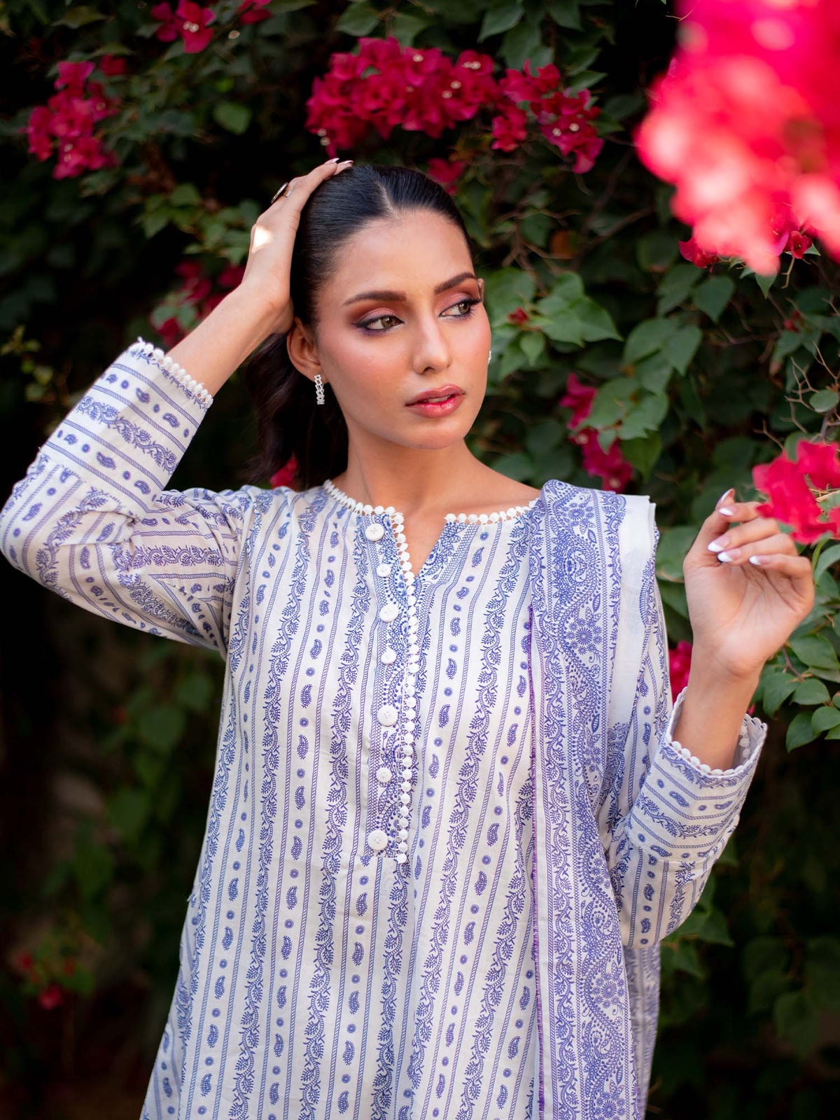 Purple Printed Lawn Pret 3 Piece Collection