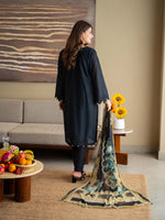 Black Chikankari Lawn Pret Eid Suit 04