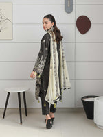 Black Embroidered Masuri Pret Eid Suit D-08