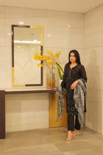 Black Chikankari Lawn Pret Eid Suit 11