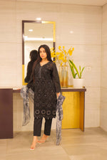 Black Chikankari Lawn Pret Eid Suit 11