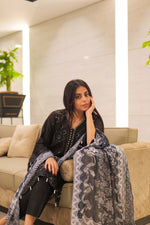 Black Chikankari Lawn Pret Eid Suit 11